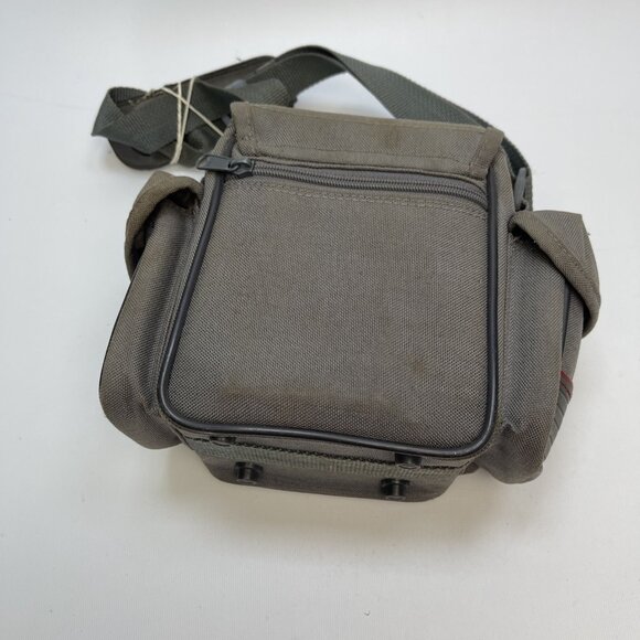 Vintage Optex Grey / Red Shoulder Carry Camera Bag Retro Photography - Picture 10 of 10